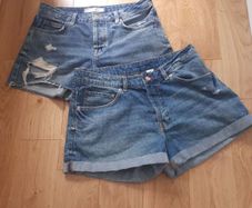 Denim Shorts Set - Topshop / H&M