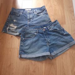 Denim Shorts Set - Topshop / H&M