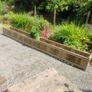 Long Rustic Style Garden Planter Image 4