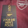 Arsenal Polo Shirts. Not An Arsenal Jersey. Official Arsenal Football Club Merch. Buy One Or Both. Collect In Dublin Or Receive Via Post. Image 5