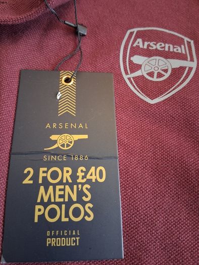 Arsenal Polo Shirts. Not An Arsenal Jersey. Official Arsenal Football Club Merch. Buy One Or Both. Collect In Dublin Or Receive Via Post.