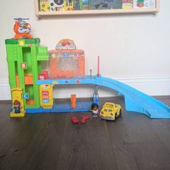 fisher price little people garage car wash