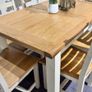 New Oak Extendable Dining Table Image 4