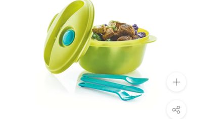 Tupperware Crystalwave Hot Food on the Go