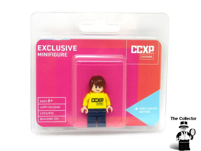 Lego Official Licensed CCXP Minifigure Exclusive  Licensed Minifigure Of The CCXP Series With Yellow Torso  The Figure Was Issued At The CCXP Comic Con Experience 2019 In Cologne And Limited Number Of 200 Pieces Made