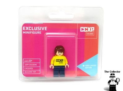 Lego Official Licensed CCXP Minifigure Exclusive  Licensed Minifigure Of The CCXP Series With Yellow Torso  The Figure Was Issued At The CCXP Comic Con Experience 2019 In Cologne And Limited Number Of 200 Pieces Made