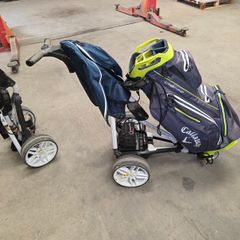Electric golf trolley