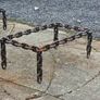 Handmade Industrial Chain Coffee Table - Heavy Steel - A Image 4