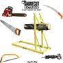 Folding Log Buddy Log Saw Horse Smart Holder Bench Chainsaw Pruning Lopping Cutting Holder Garden Heavy Duty Image 7