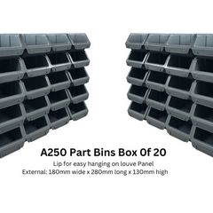 Box of 20 Storage Part Bins
