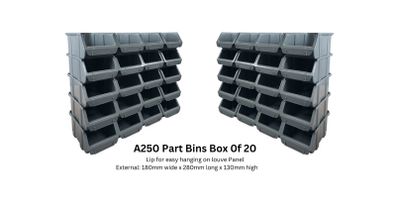 Box of 20 Storage Part Bins