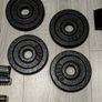 47kg Cast Iron Weight Plates & Dumbbell/Barbell Set Image 4