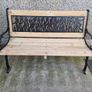 Cast iron garden bench Image 6