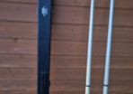 Pool cue rest bridge and box