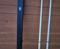 Pool cue rest bridge and box