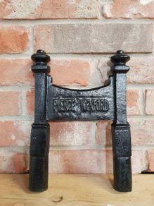 Boot Scraper H Shaped Cast Iron