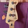 Fender Squier Vintage Custom Precision Bass - Black / Maple Neck Image 2