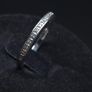 Vintage 9ct White Gold Diamond Set Ring Size 56 Image 3