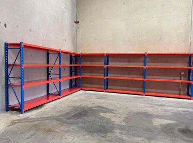 Longspan Shelving Units Comes With Metal Shelves