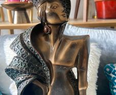 Vintage Art Table Lamp