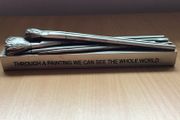 Painters Quote ornament " Though a Painting we can see the whole World " Art Teacher Gift