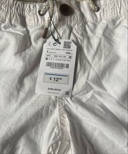 Bnwt Zara Shorts Age 4