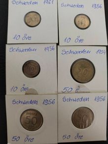 Swedish silver coins