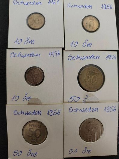 Swedish silver coins