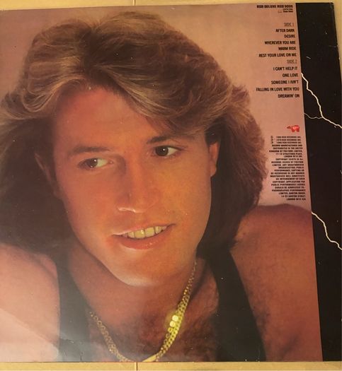 Andy Gibb After Dark Original 1980 Irish Pressing Vinyl LP