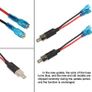 Male Plug LED Headlight Replacement Single Diode Converter Image 2