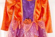Halloween Pumpkin Dress with headband