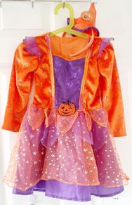 Halloween Pumpkin Dress with headband