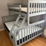 triple bunk bed with memory foam mattresses on sale Image 5