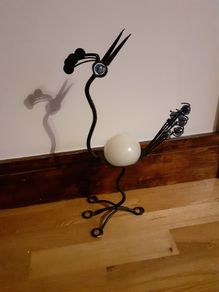 Metal Art Candle Holder