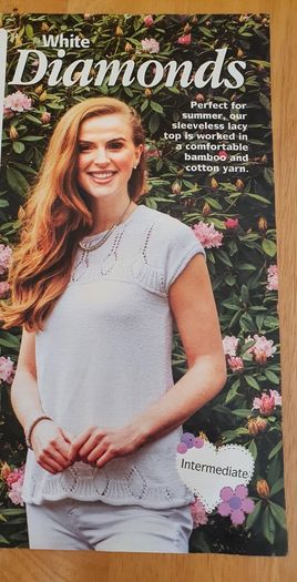 A Knitting Pattern - A Lovely Sleeveless Lacy Top - E