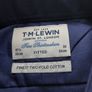 New T M LEWIN Navy Fitted Shirt Size 15.5 Image 2