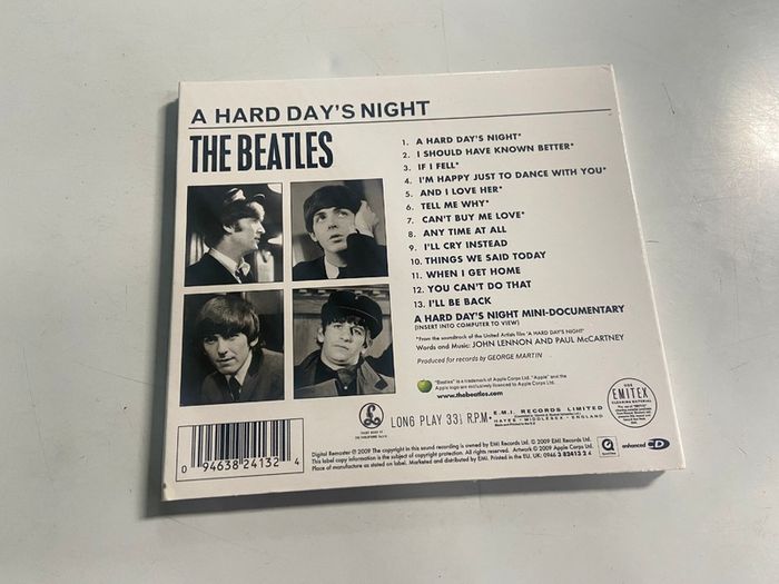 The Beatles A Hard Day's Night CD 2009 Reissue