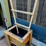 Handmade  wooden planter with built-in climbing trellis(wheels on request) Image 2