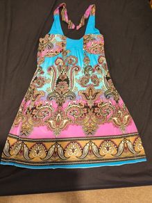 beautiful halter neck summer dress