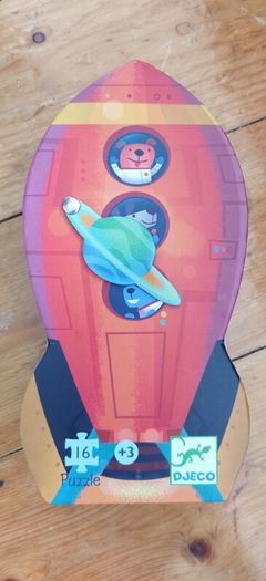Djeco 16 Piece Spaceship Jigsaw Puzzle