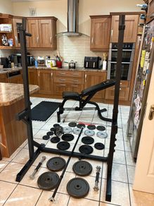 Best Gym Weightlifting Set Up!!