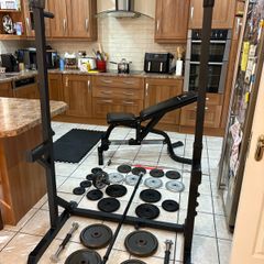 Best Gym Weightlifting Set Up!!