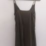 Oasis Maxi Dress Khaki Olive Size S Image 2