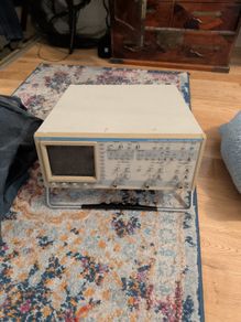 vintage CRT oscilloscopes