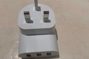 Ikea Koppla 3-port Usb Wall Charger - 17w / 3.4a (uk Plug, White)