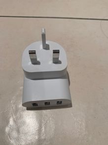 Ikea Koppla 3-port Usb Wall Charger - 17w / 3.4a (uk Plug, White)