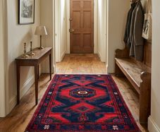 Fabulous Persian Wiss Hand knotted Wool Carpet Rug
