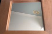 Mirror -Habitat Solid Hardwood Square Wall Mirror (40cm x 40cm)