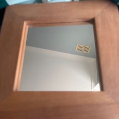 Mirror -Habitat Solid Hardwood Square Wall Mirror (40cm x 40cm)