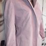 Karen Millen Dusky Pink Suede Effect Collarless Coat Image 2